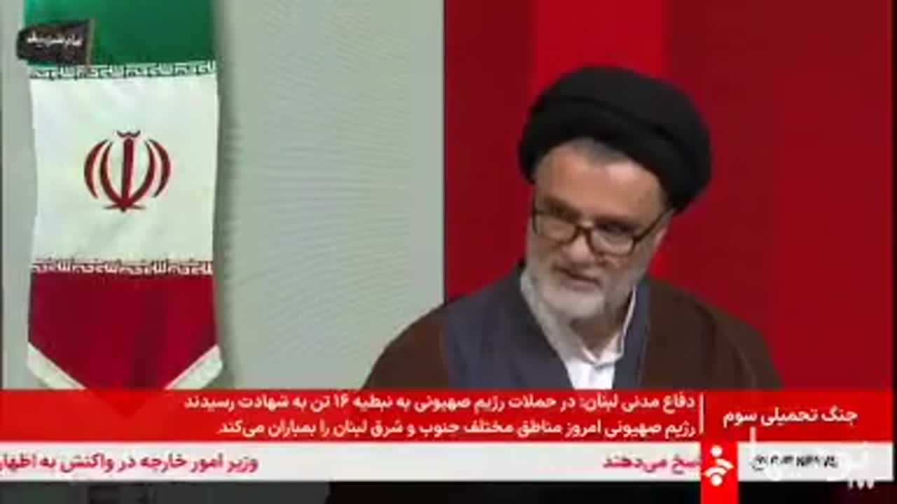 افشاگری نبویان در تلویزیون علیه مذاکره و قطع برنامه بعد از چند دقیقه